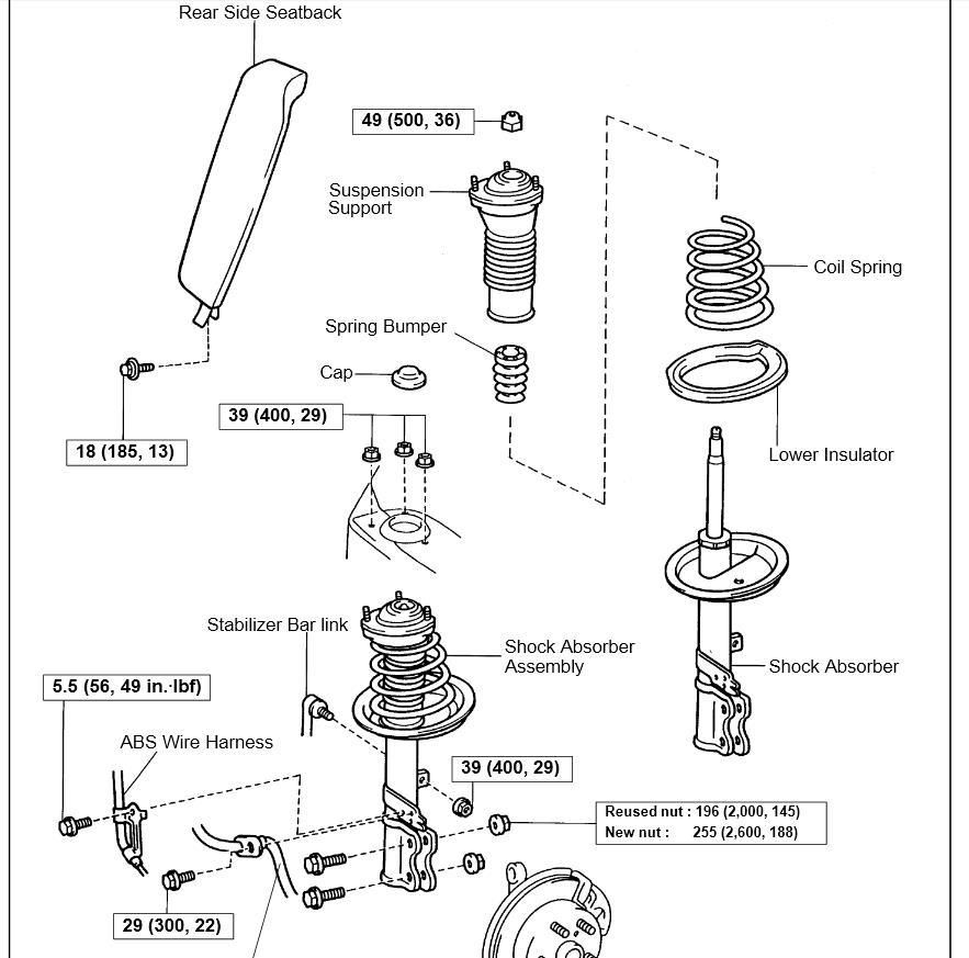 Torque specs for rear struts SXV20 Camry Toyota Nation Forum Toyota